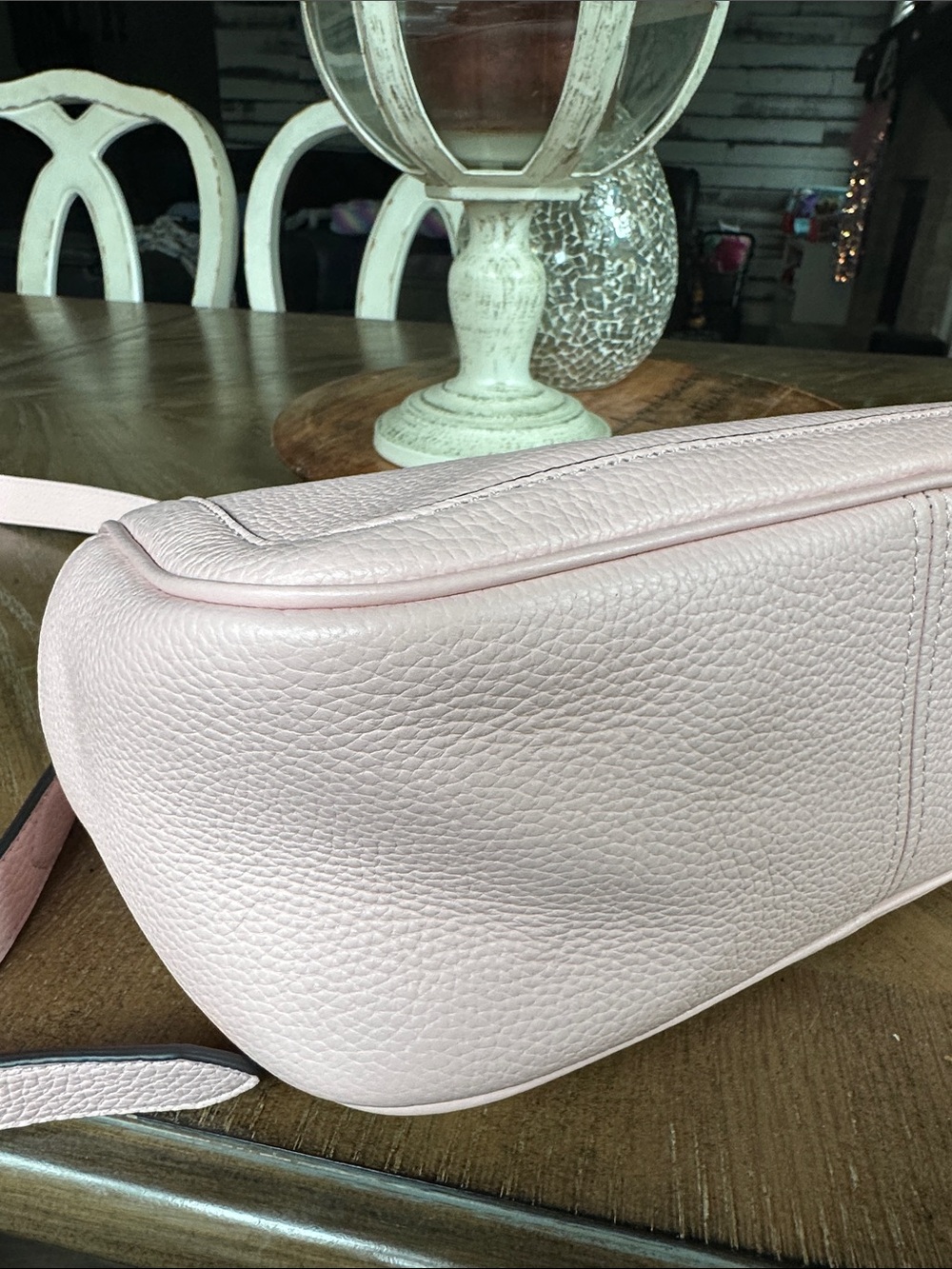 kate spade Pale Pink Pebbled Leather Crossbody Bag - Picture 10 of 12